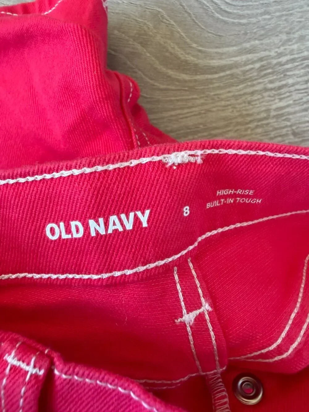 Old Navy Girls Pink High-Rise Shorts Size 8 NWT